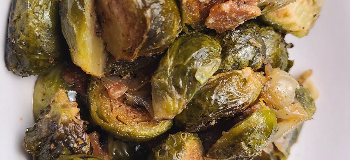 Easy Oven Roasted Brussels Sprouts