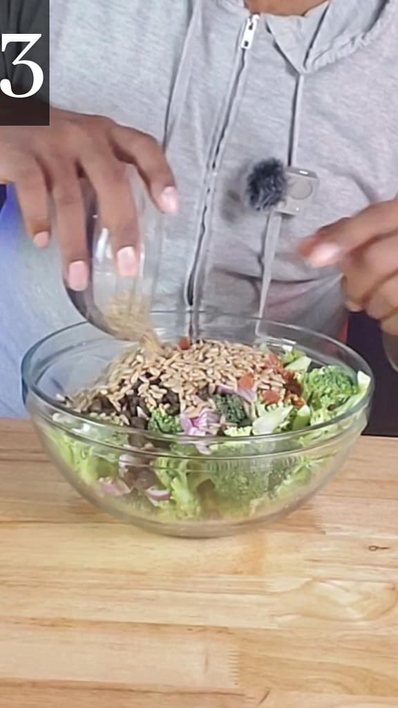 Broccoli salad- Leslie Cooks.