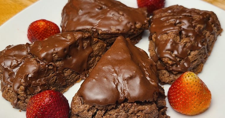 Decadent Double Chocolate Scones