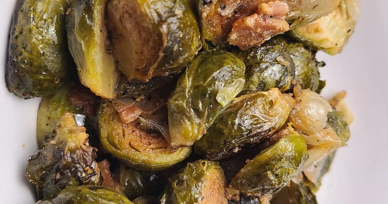 Easy Oven Roasted Brussels Sprouts