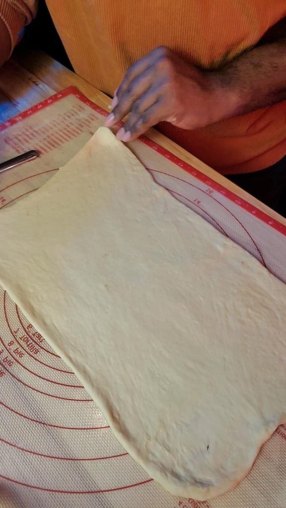 Berry Cheese Braid dough - Leslie Cooks