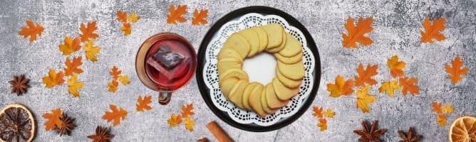 Autumn Shortbread Melt-aways