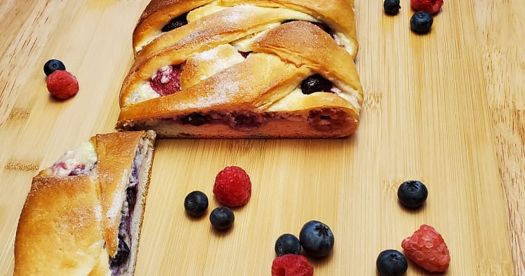 Brunch Berry Cheese Braid