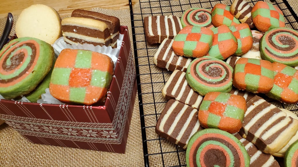 Christmas ice box cookies 2 - Leslie Cooks