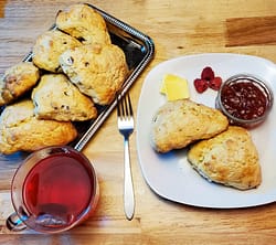Cranberry Scones 2 - Leslie Cooks