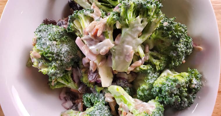 broccoli salad - Leslie Cooks